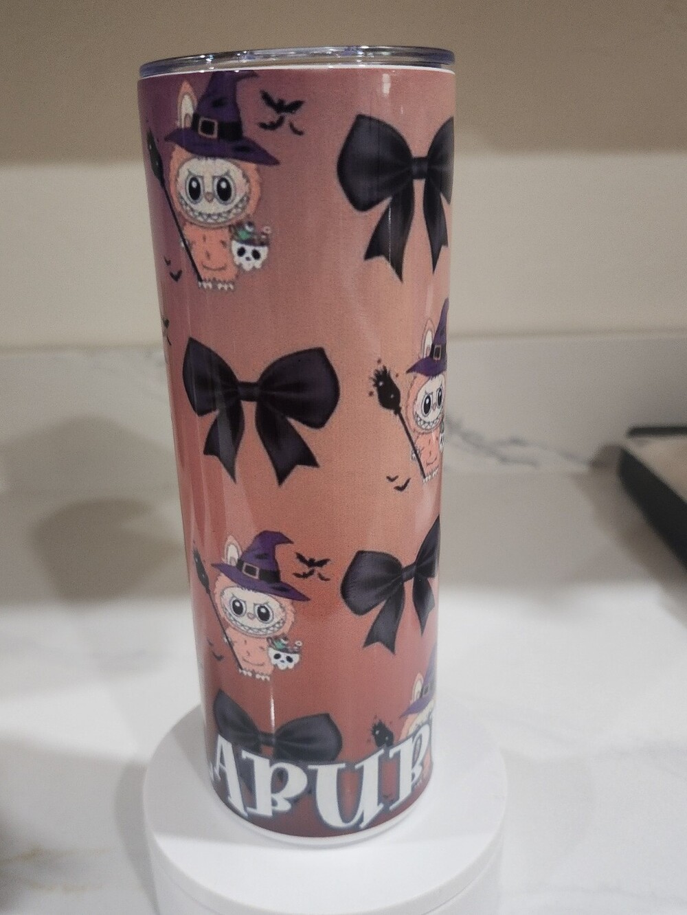 Labubu Halloween Tumbler with Iced Lid 20oz
